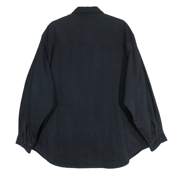 WTAPS ダブルタップス 23SS WCPO/LS/COTTON.DENIM ダブルシーピーオー ロングスリーブ コットン デニム シャツ ブラック 長袖 Junz_画像2