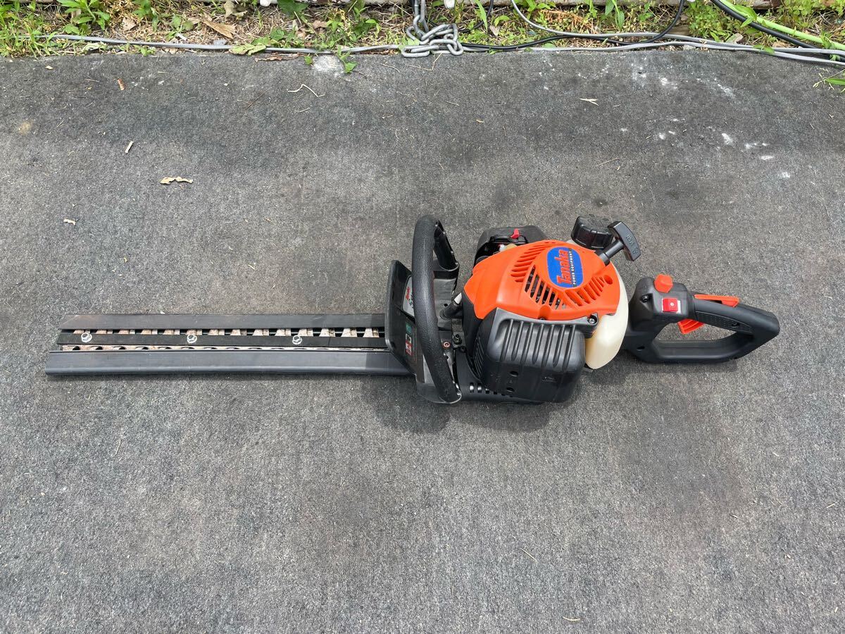 中古品☆ジャンク☆直接引取限定☆日工タナカエンジニアリング ヘッジトリマー TCH22EAP エンジンヘッジトリマ Tanaka カバー付