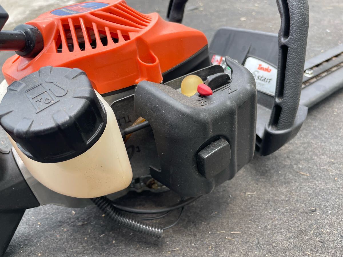中古品☆ジャンク☆直接引取限定☆日工タナカエンジニアリング ヘッジトリマー TCH22EAP エンジンヘッジトリマ Tanaka カバー付