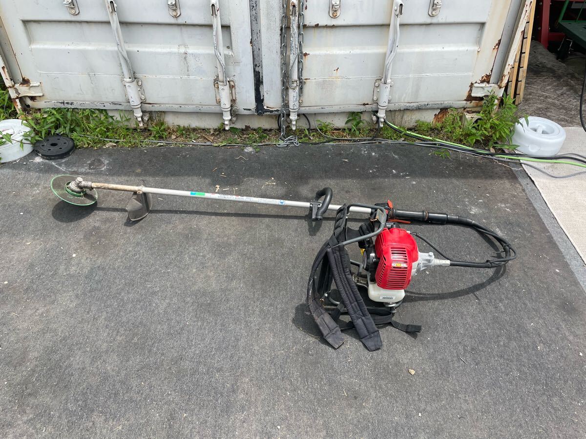 中古品☆ジャンク☆直接引取限定☆MARUYAMA 丸山制作所 BCS234S BIG M 背負(fù)式エンジン刈払機(jī) 草刈機(jī) ナイロンカッター 