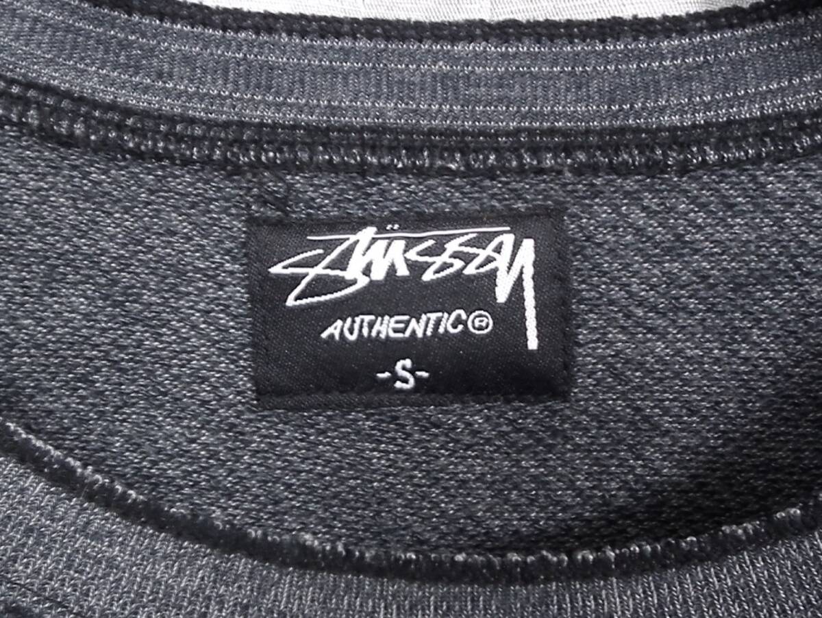 ◆希少◆Stussy AUTHENTIC ステューシー オーセンティック 半袖 スウェット Tシャツ カットソー 霜降り 古着 90s 00s_画像4