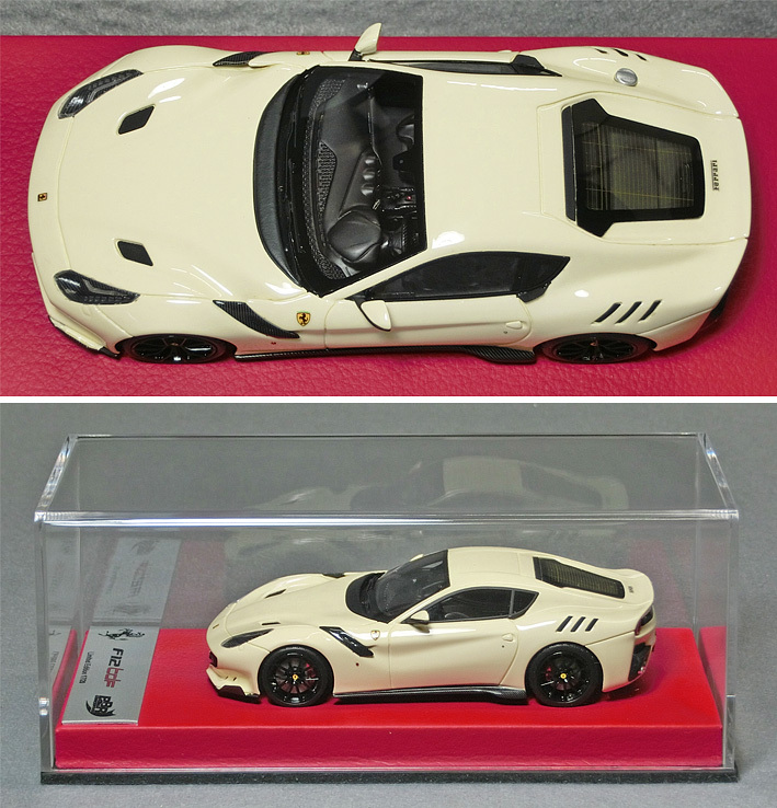  Ferrari F12 TDF(Avorio Gloss * слоновая кость ) *BBR производства * номер товара RACE43-284 *06