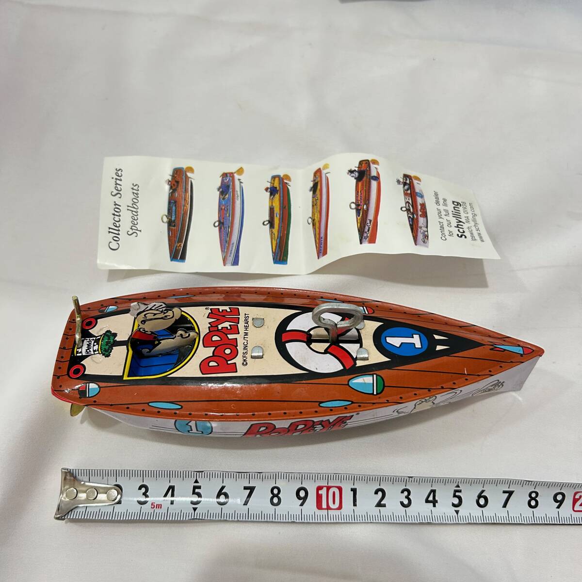 POPEYE TIN SPEEDBOAT ポパイ ブリキ ボート
