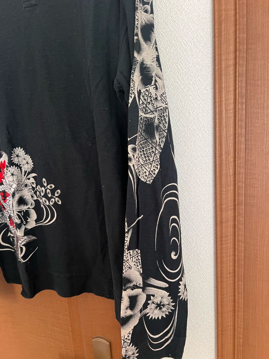 絡繰魂 流儀ロンT 刺繍　鯉　サイズXXL_画像3