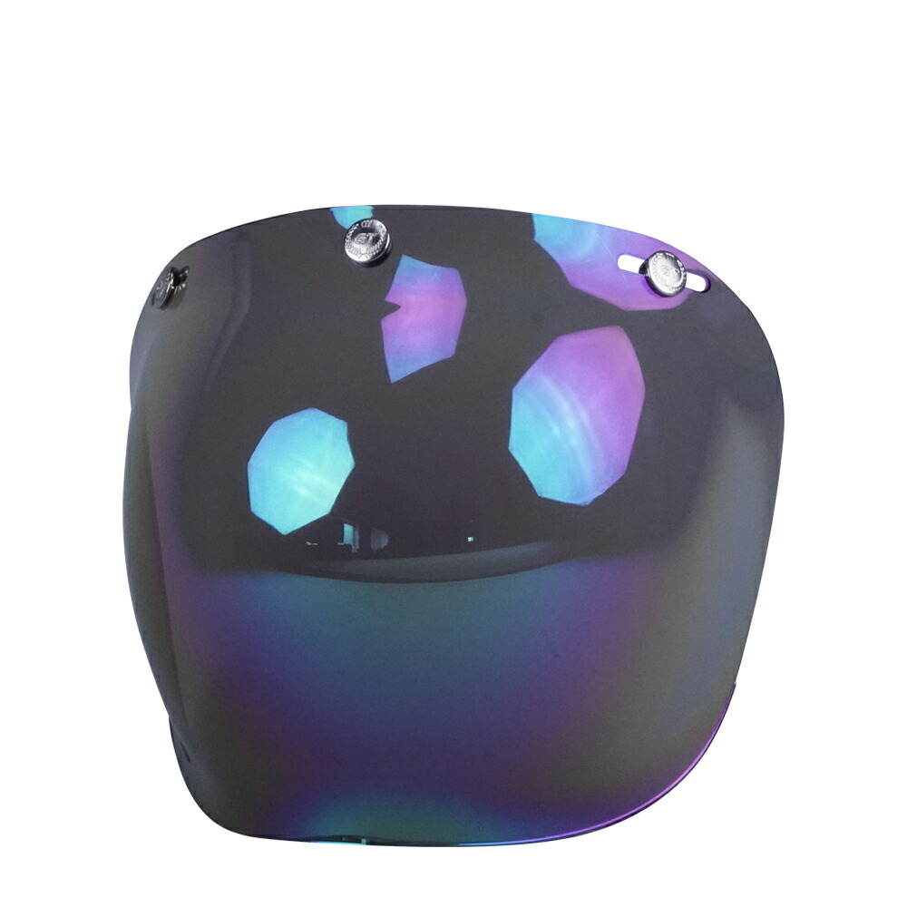 スモールジェットヘル ジェットヘルメット マットブラック バブル付き ミラーレインボー 送料無(wú)料 GT301 ヘルメット ノスタルジック GT-301