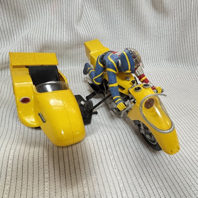 1円～ 昭和 レトロ 訳有 オークス 1/12 キカイダー SPサイドカー GT500 KAWASAKI マッハ3 人造人間 サイドマシーン IW506BZ03KWS60