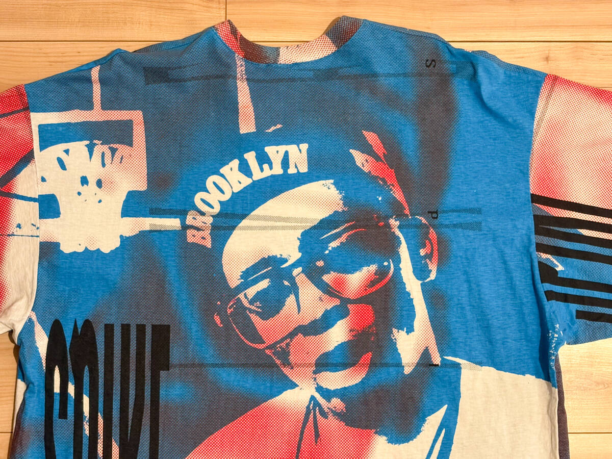 90s ナイキ スパイクリー ビンテージ Tシャツ 総柄 ジョーダン NIKE VINTAGE JORDAN SPIKE LEE XL 希少