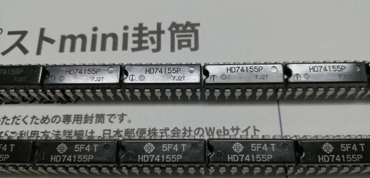 日立　IC HD74155P DUAL 2-LINE TO 4-LINE DECODERS/DEMULTIPLEXERS 　32個
