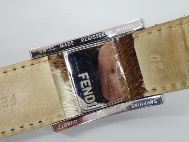 ジャンク 2點(diǎn)セット まとめて FENDI フェンディ 5000 クオーツ レディース ターンフェイス 腕時(shí)計(jì)