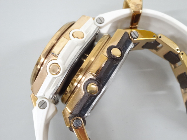 ジャンク 2點(diǎn)セット まとめて CASIO カシオ Baby-G ベビーG G-MS MSG-W200G MSG-W200CG マルチバンド6 タフソーラー レディース 腕時(shí)計(jì)