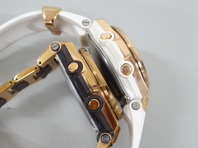 ジャンク 2點(diǎn)セット まとめて CASIO カシオ Baby-G ベビーG G-MS MSG-W200G MSG-W200CG マルチバンド6 タフソーラー レディース 腕時(shí)計(jì)
