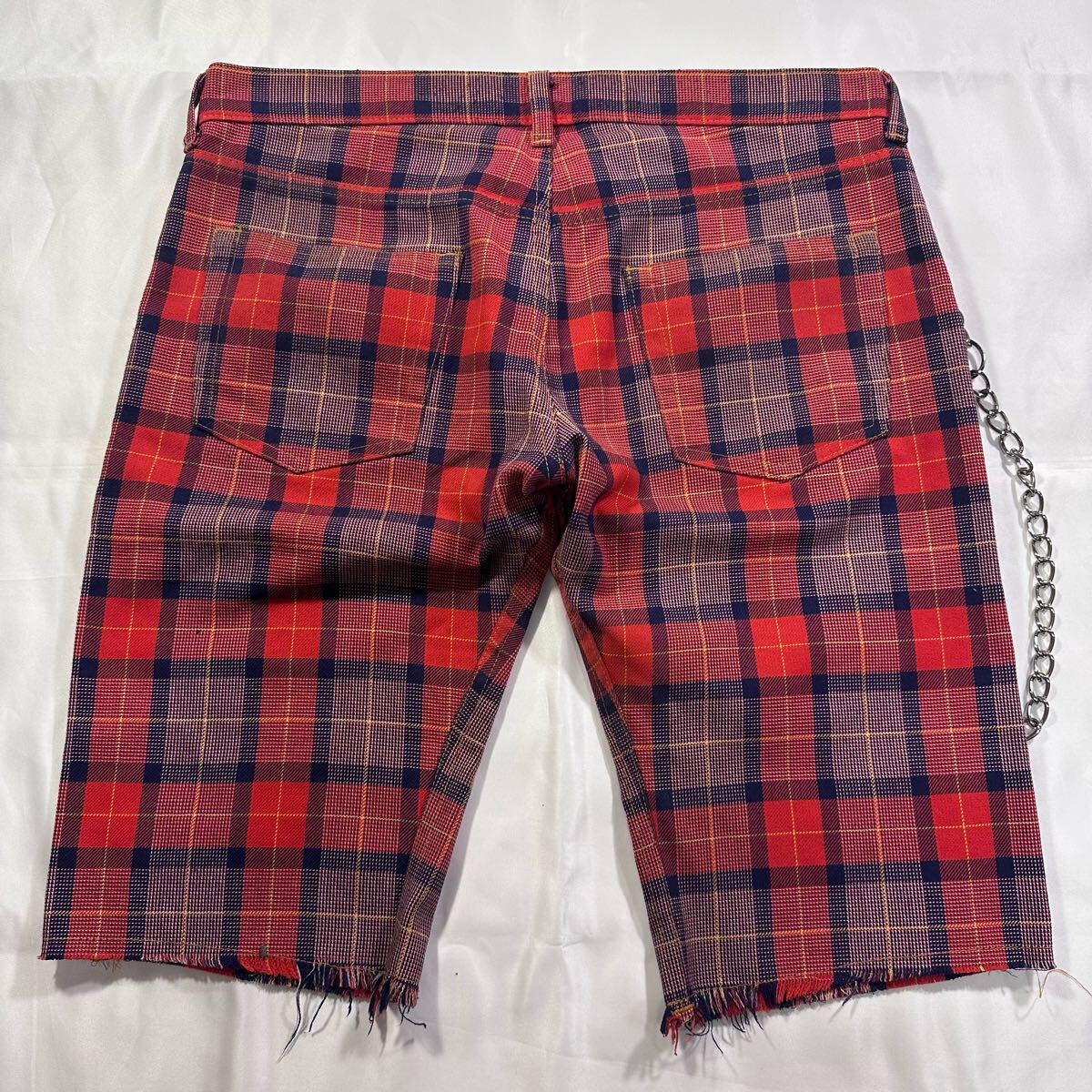 2002 junya watanabe man ジュンヤ chain plaid shorts 初期 debut collection comme des garon japan archive 希少 03ss