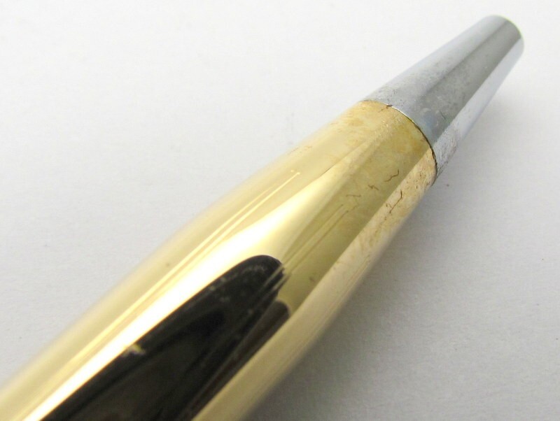 1000円スタート ボールペン CROSS クロス クラシックセンチュリー? 14K 刻印有 ゴールド ツイスト式アメリカ制 筆記用具 WHO C50028