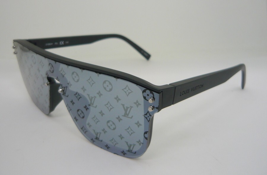 1000円スタート サングラス LOUIS VUITTON ルイヴィトン LVワイメヤ Z1082W 93L 145 モノグラム×ブラック ブランド小物 WHO C10010