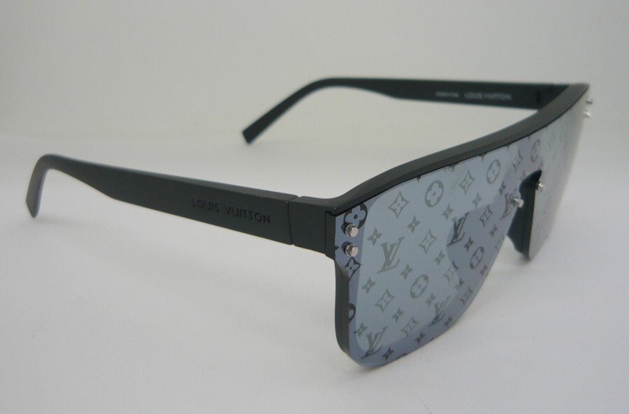 1000円スタート サングラス LOUIS VUITTON ルイヴィトン LVワイメヤ Z1082W 93L 145 モノグラム×ブラック ブランド小物 WHO C10010