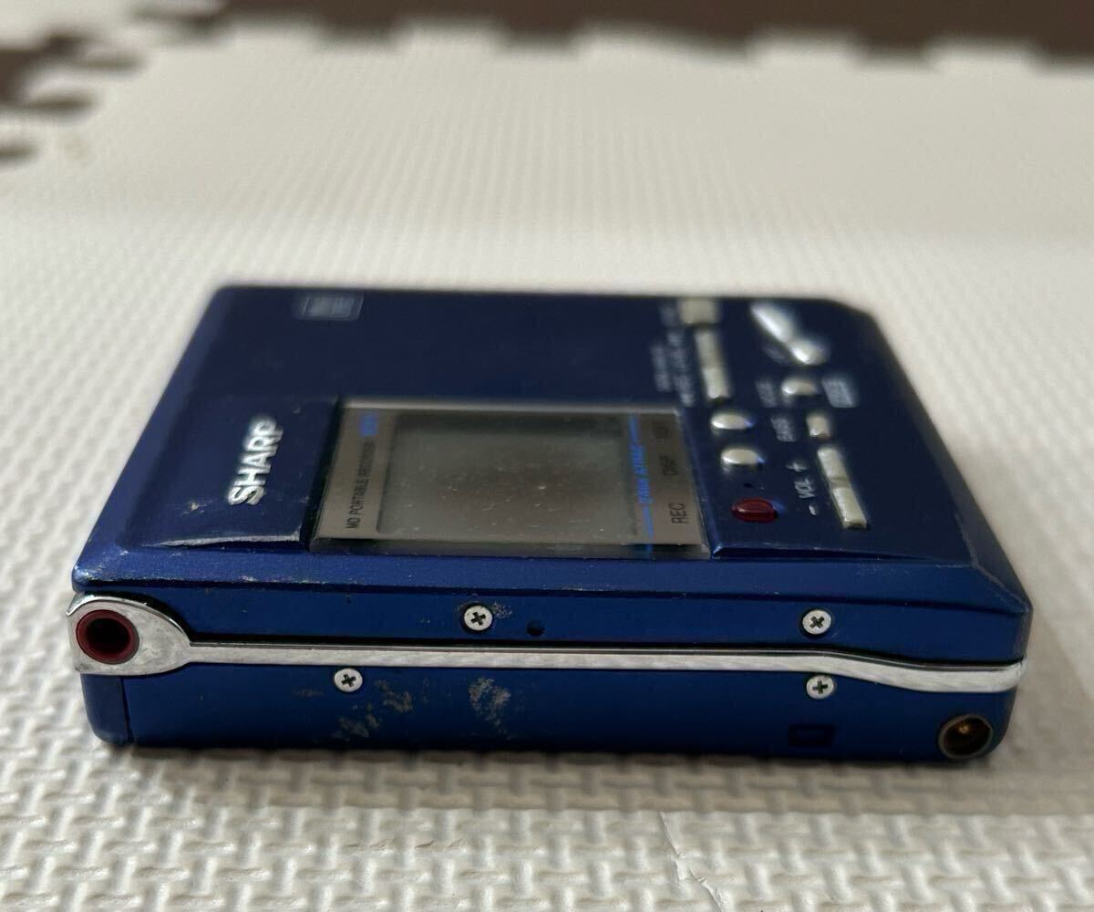 1円? SHARP シャープ MD-MT831-A ポータブルMDプレーヤー レコーダー 現(xiàn)狀品 ウォークマン 通電確認(rèn)済み リモコン付き