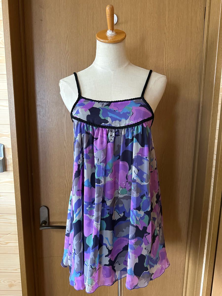 ◇ダズリン DazzliN 花柄シフォン チュニック◇_画像1