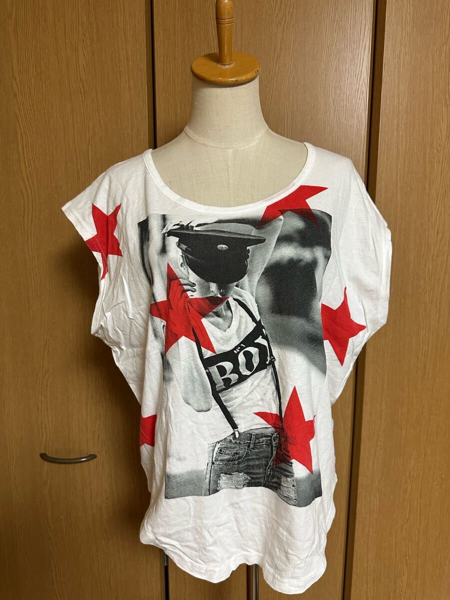 *JOYRICH Joy Ricci cut and sewn футболка XS*