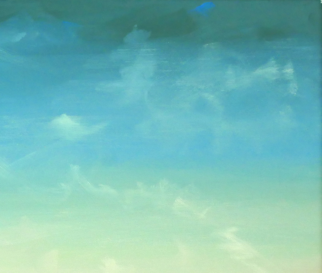 ルシアン　クートー(Lucien　COUTAUD)「海辺の三人の貴婦人」グワッシュ?12號(hào)■シュルレアリスム【小竹美術(shù)】真作保証