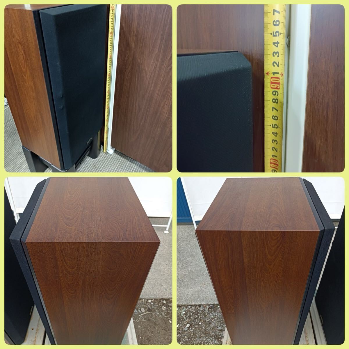 [八5452] 三菱　DIATONE ダイアトーン　スピーカー　DS-900EX　音出し確認ok スピーカースタンド付　4個口発送【現状品】_画像9