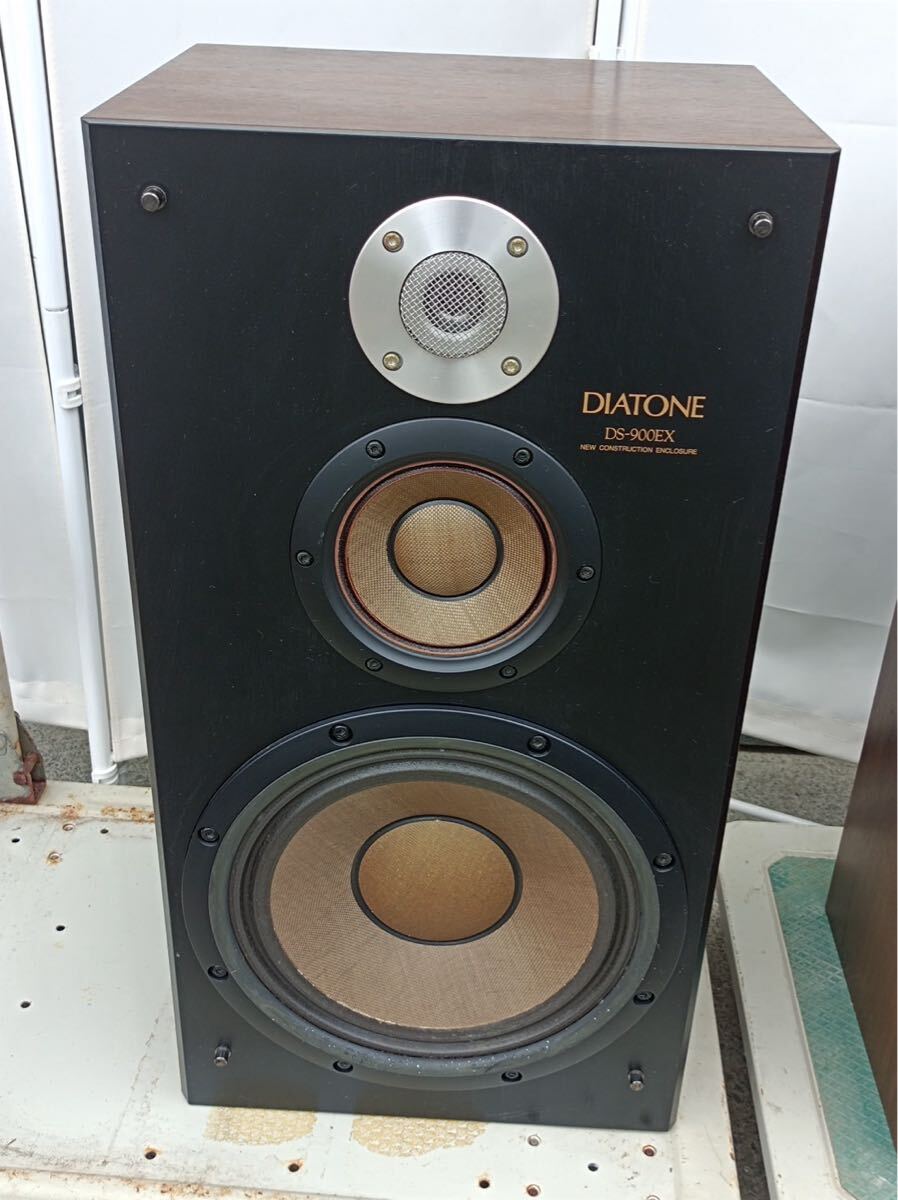 [八5452] 三菱　DIATONE ダイアトーン　スピーカー　DS-900EX　音出し確認ok スピーカースタンド付　4個口発送【現状品】_画像3