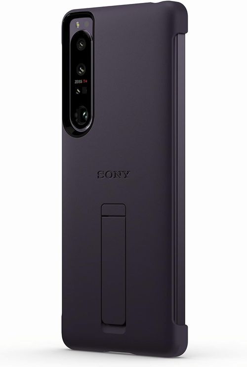 SONY◆Xperia 1 IV Style Cover with Stand パープル XQZ-CBCT/ PUケース [純正 並行輸入品]