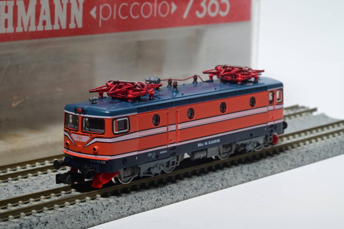 FLEISCHMANN フライシュマン Nゲージ No.7365 SJ スウェーデン 國(guó)鉄 RC4 形 電気機(jī)関車 中古 動(dòng)作品