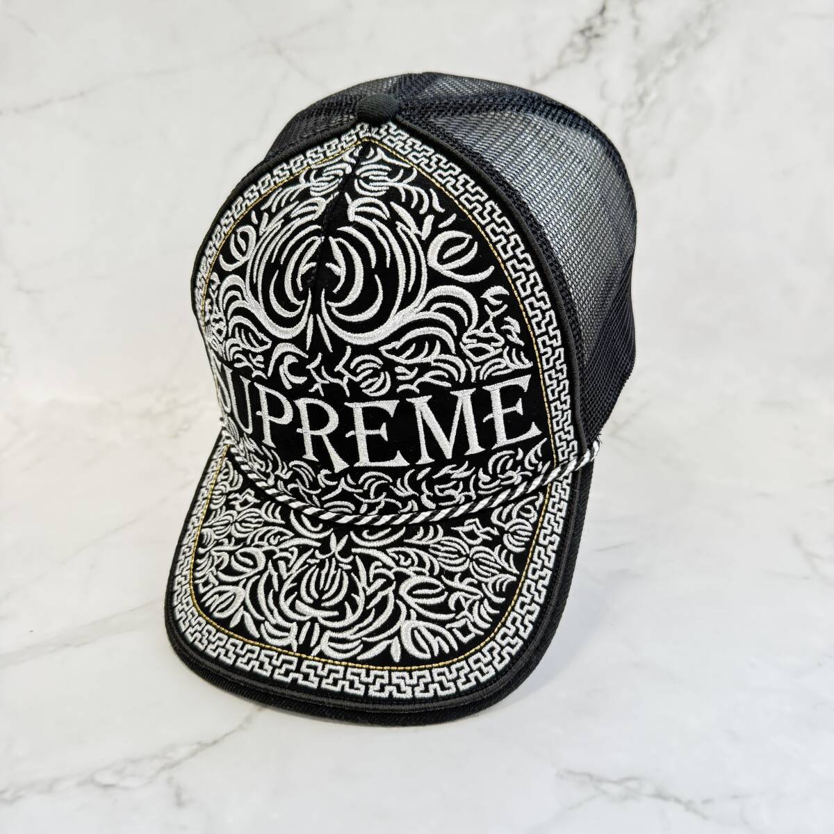 【未使用品】SUPREME シュプリーム【Vaquero Mesh Back 5-Panel】25SS バケロ メッシュ キャップ ブラック