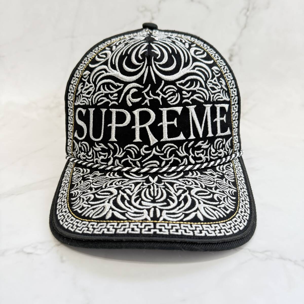 【未使用品】SUPREME シュプリーム【Vaquero Mesh Back 5-Panel】25SS バケロ メッシュ キャップ ブラック