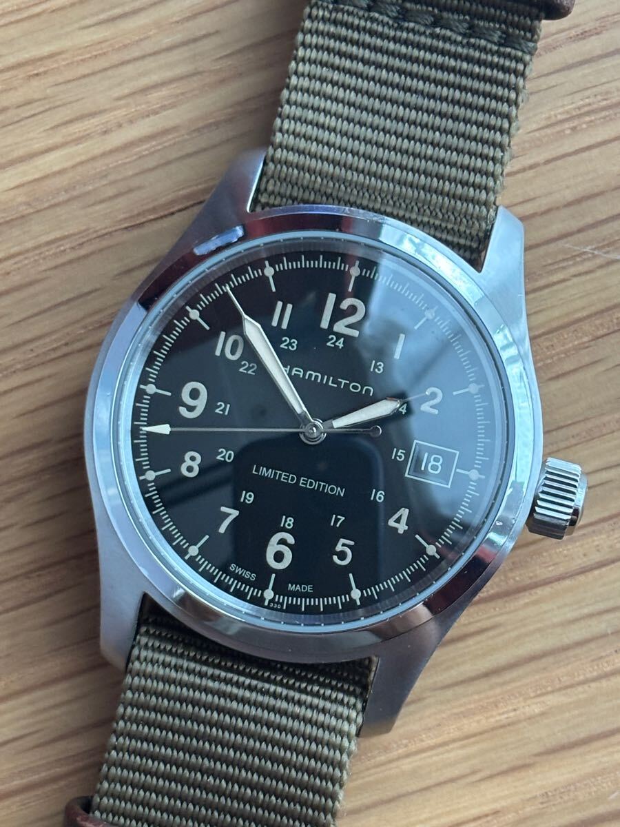 38mm Hamilton ハミルトン khakiカーキ　H894150 自動巻 38mm Hamilton ハミルトン khakiカーキ H894150 自動巻き｜Yahoo