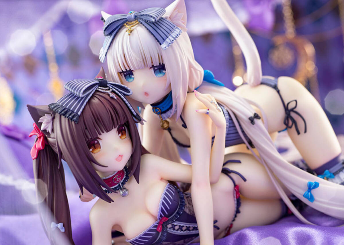 【1円スタート】【極美品】　ねこパラ　ショコラ　バニラ　フィギュア　ランジェリー　美少女　貓耳　美尻　美腳　甘エロ　セクシー　