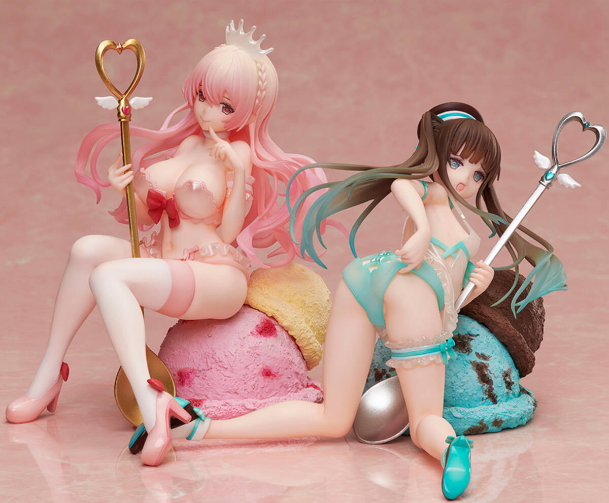 【1円スタート】【極美品】甘エロ姉妹 いちごみるく＆ちょこみんと 2體セット 巨乳 妹系 キャストオフ スケベランジェリー 美少女