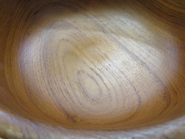 【ほぼ未使用/長期保管品】 撮影スタジオで倉庫保管されていた 天然木 ボウル 検索用⇒ ウッドボウル/木製ボウル/サラダボウル/F0615_画像7