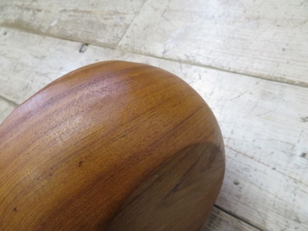 【ほぼ未使用/長期保管品】 撮影スタジオで倉庫保管されていた 天然木 ボウル 検索用⇒ ウッドボウル/木製ボウル/サラダボウル/F0615_画像9