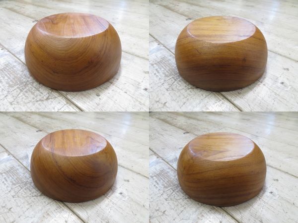 【ほぼ未使用/長期保管品】 撮影スタジオで倉庫保管されていた 天然木 ボウル 検索用⇒ ウッドボウル/木製ボウル/サラダボウル/F0615_画像10