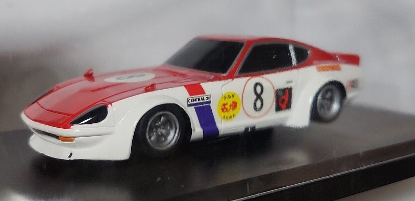 Q-MODEL 1/43。NISSAN FAIRLADY 240Z #8 土屋 春次　外箱なし