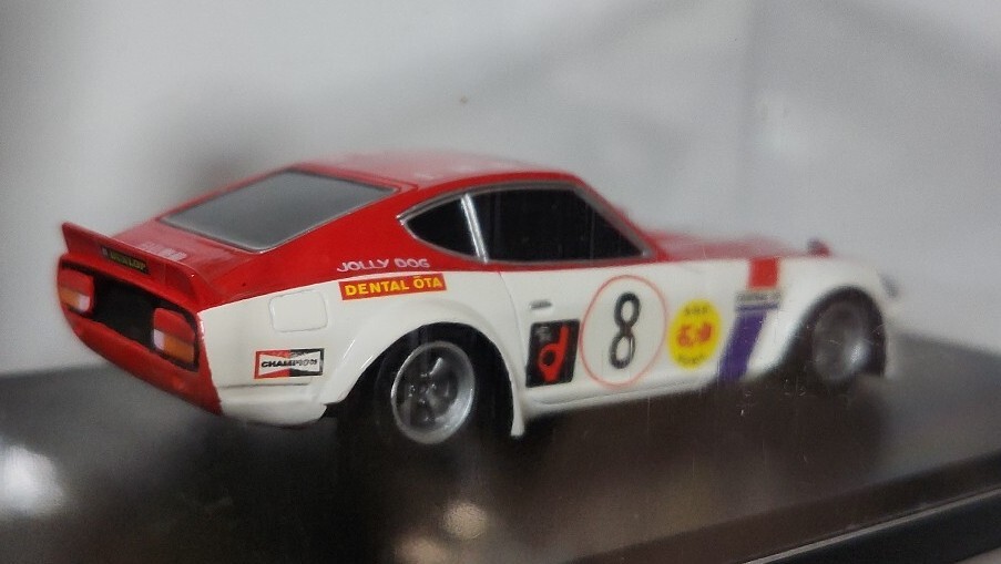 Q-MODEL 1/43。NISSAN FAIRLADY 240Z #8 土屋 春次　外箱なし