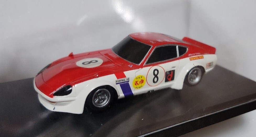 Q-MODEL 1/43。NISSAN FAIRLADY 240Z #8 土屋 春次　外箱なし