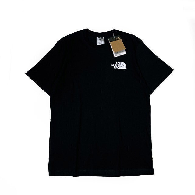 1円～!売切!【正規(guī)新品】THE NORTH FACE◆S/S BOX NSE TEE 半袖 Tシャツ US限定 ボックスロゴ グラフィック 男女兼用 登山(L)黒 180902-15