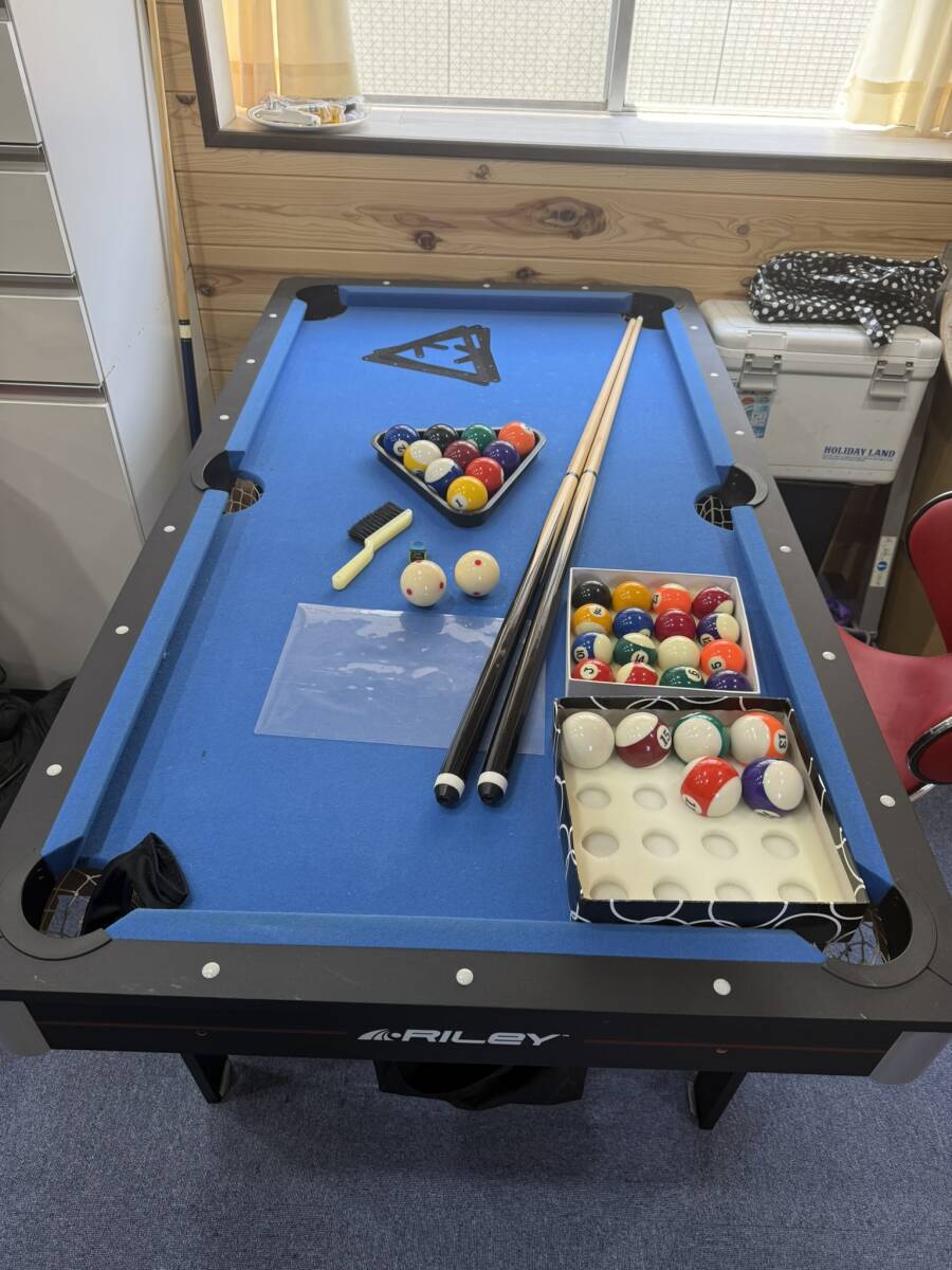RILEY ビリヤード台 5ft 直接引き取り(横浜市内) RILEY 5フィート 業務用 家庭用 ビリヤード台 セミプロ プール