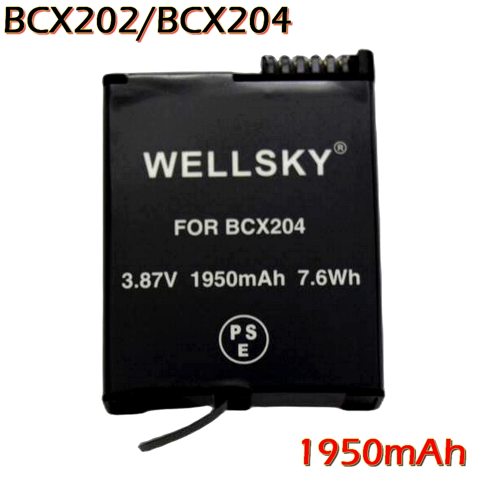 BCX204 BCX202 [新品] 2個 互換バッテリー1950mAh 純正品と同じよう使用可能 DJI Osmo Action 5 Pro / Osmo Action 4 / Osmo Action 3 