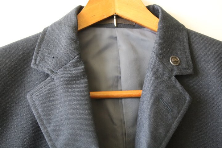 國(guó)鉄　乗務(wù)員　制服　上著　JNR　0-0032-06　并2號(hào)形　NRMU　結(jié)成15周年記念バッジ付き