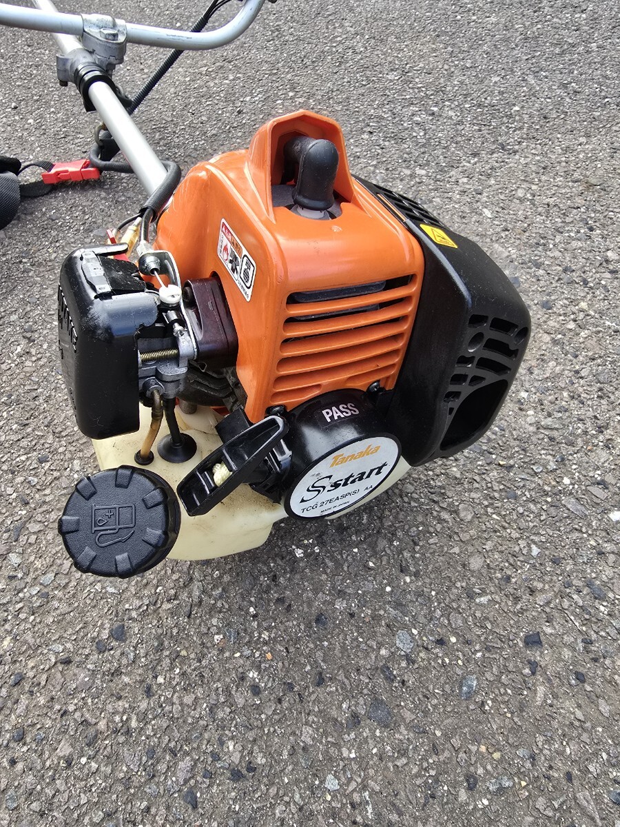 『動作確認済』　TANAKA 高出力エンジン草刈機26cc　愛知県豊田市引取限定 動作確認済』TANAKA エンジン草刈機 愛知県豊田市お引取限定