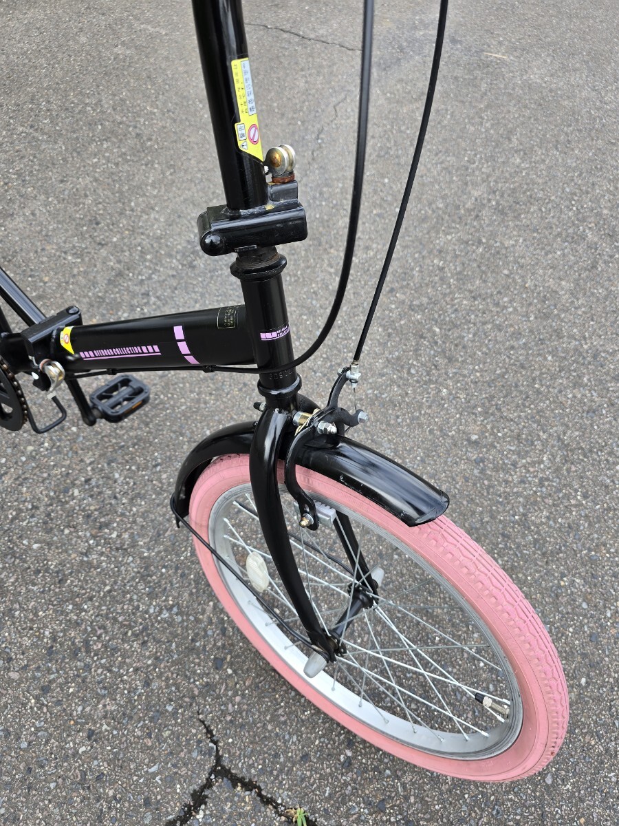 offroad collection 折りたたみ自転車 黒/ピンク BLACK/PINK 20インチ オフロードコレクション_画像5
