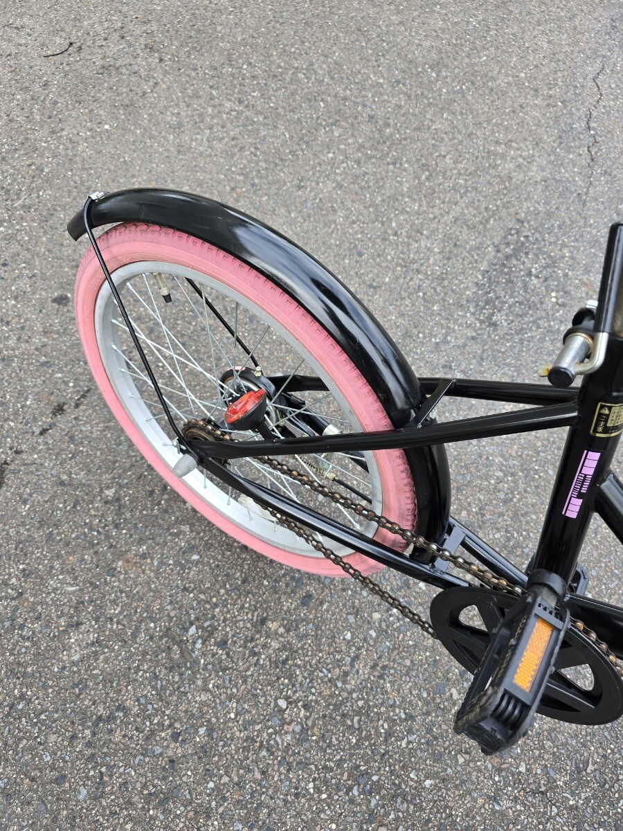 offroad collection 折りたたみ自転車 黒/ピンク BLACK/PINK 20インチ オフロードコレクション_画像9