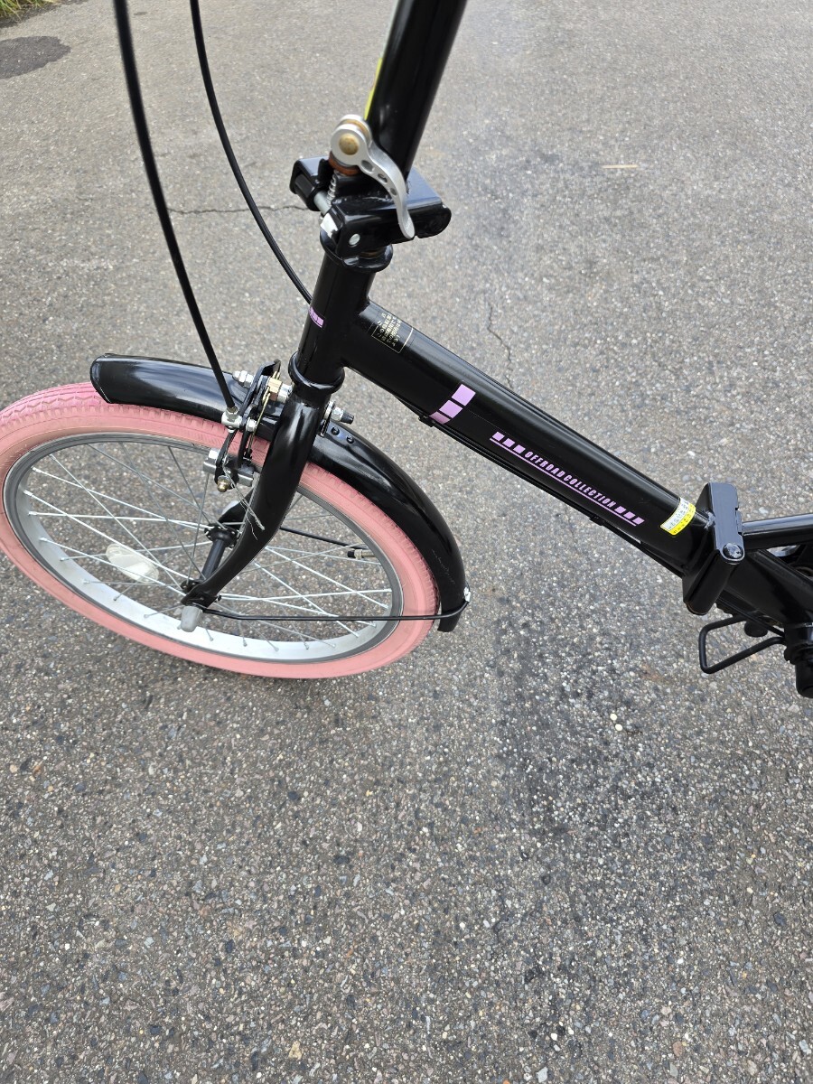 offroad collection 折りたたみ自転車 黒/ピンク BLACK/PINK 20インチ オフロードコレクション_画像6