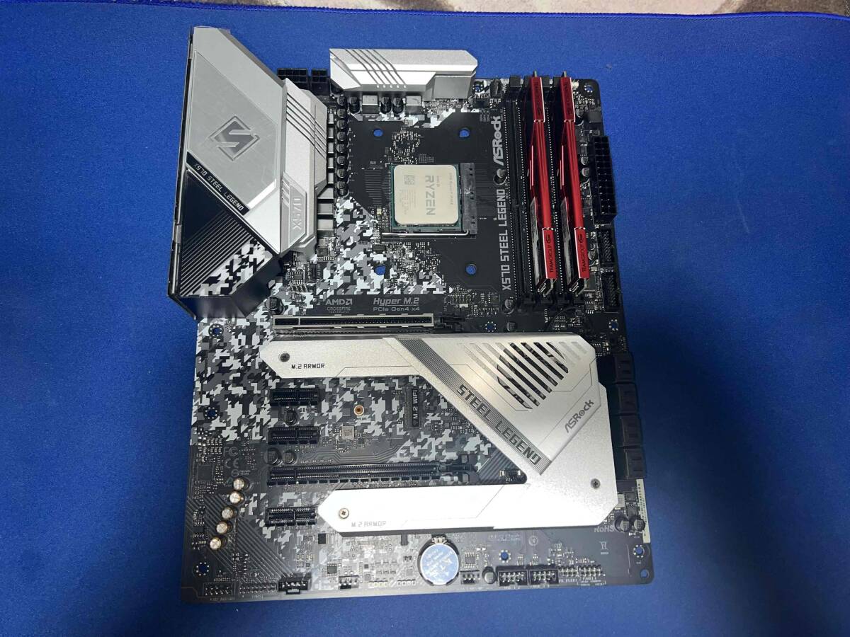 ryzen9 3900x X570 steel legend DDR4 64GB дополнение li tail кондиционер (Wraith Prism Cooler) имеется * б/у товар 