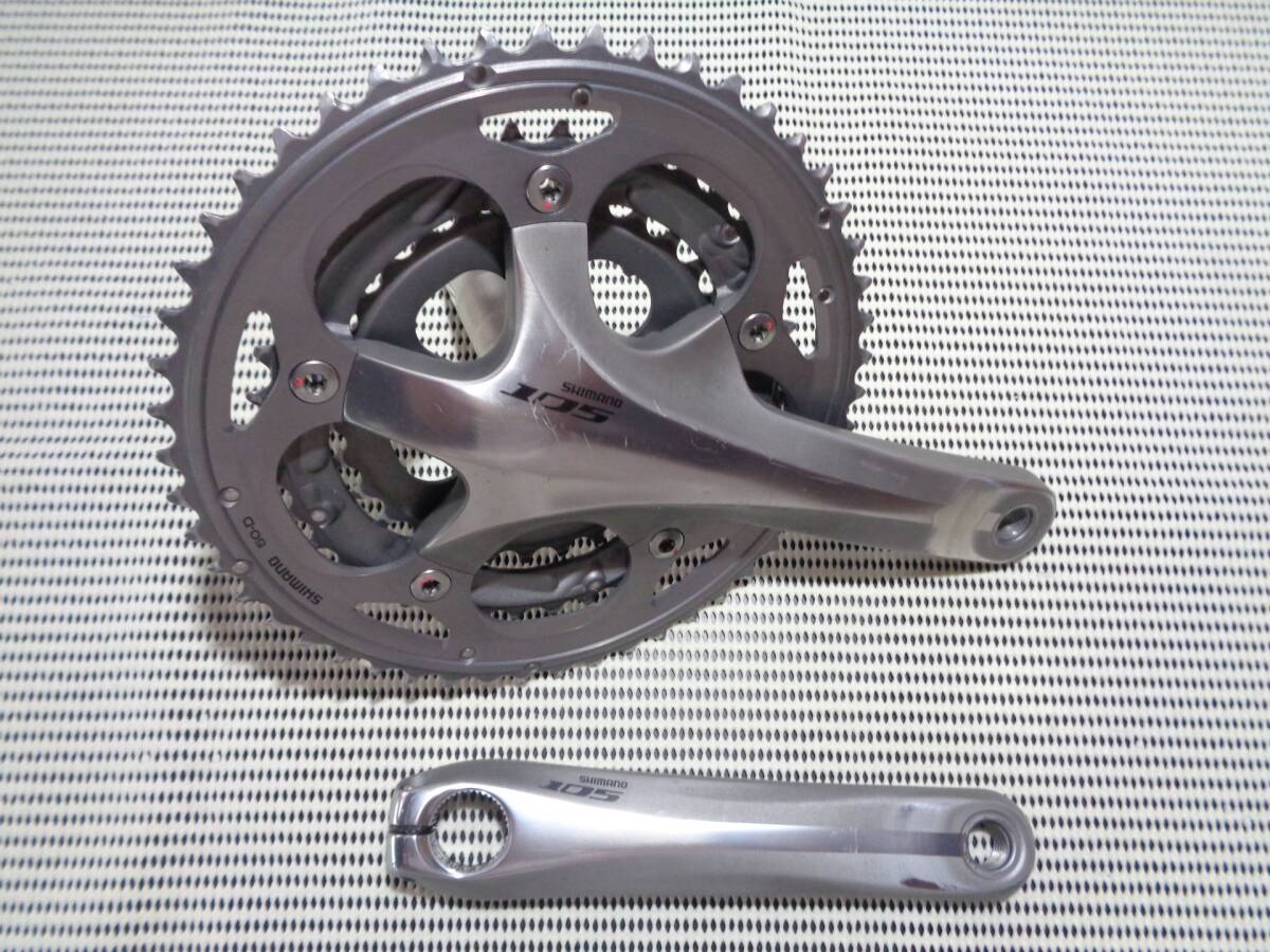 > シマノ製 105 トリプル クランク FC-5703 165mm シマノ製 105 トリプル クランク FC-5703 165mm|Yahoo!フリマ