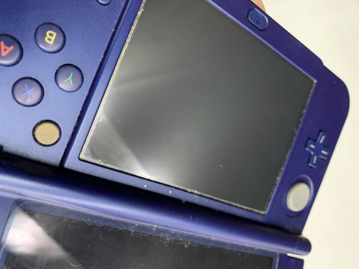 ジャンク 任天堂 Newニンテンドー3DSLL 本体 メタリックブルー