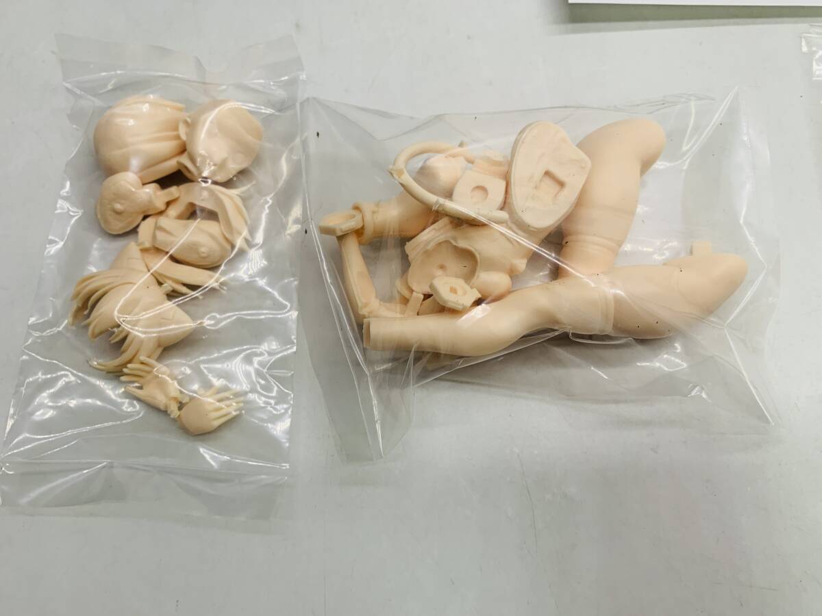 未使用?未涂料 エヴァンゲリオンぐりむろっく!PLUS 綾波レイ （成形色ライトベージュ） 1/8 カラーレジンキャストキット ガレキ 黒箱